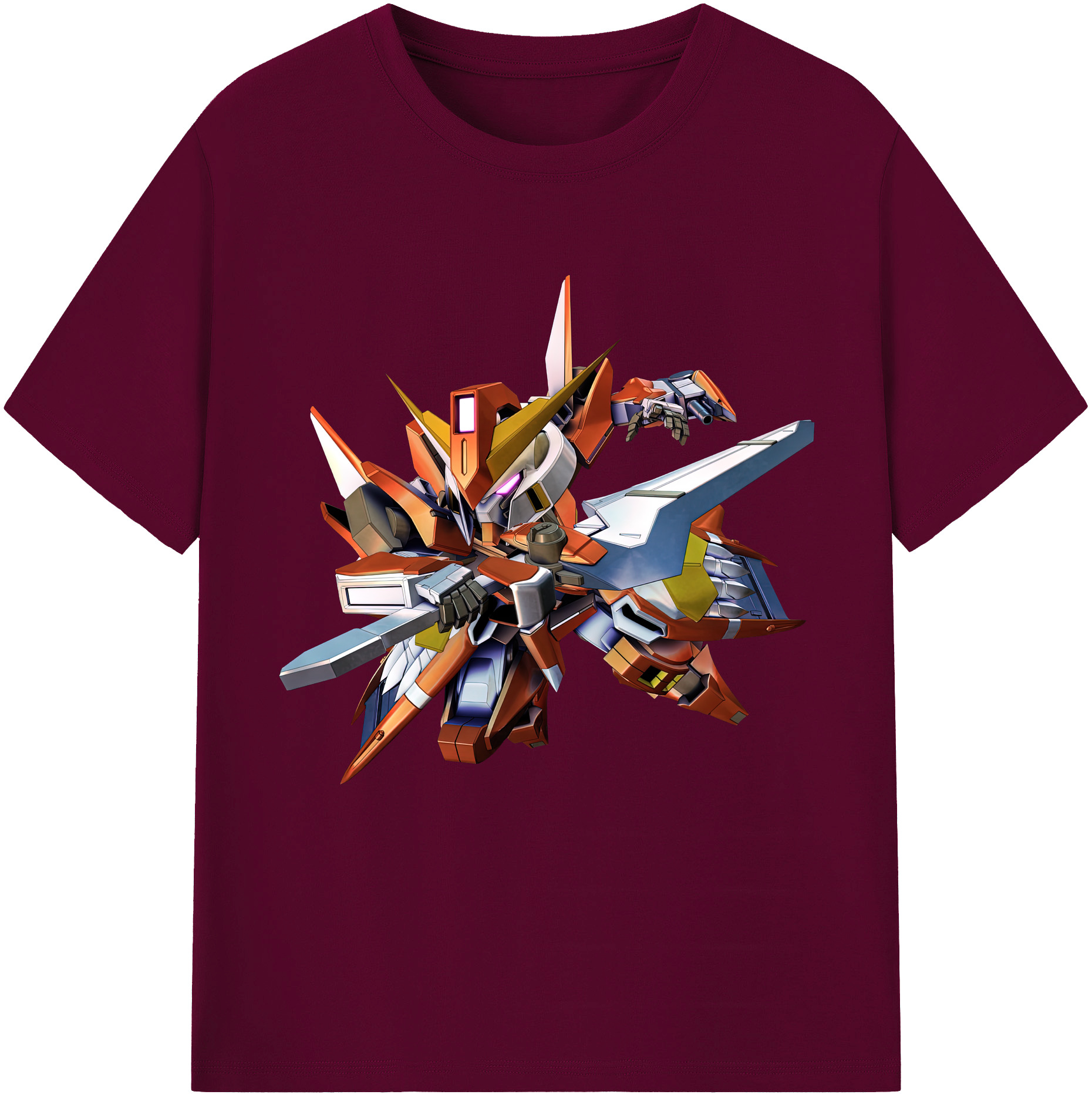 （画像用） 機動戦士ガンダム Mobile Suit Gundam レディースカジュアルプリントTシャツ（綿100％）